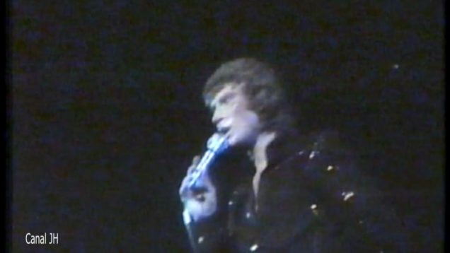 195. Johnny Hallyday-Jusqu’à minuit-palais des sports 1976 vignette