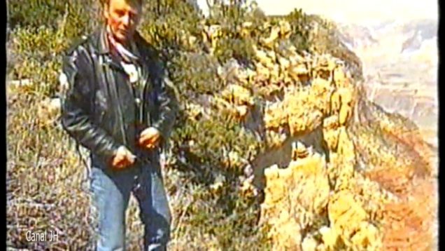 203. Johnny Hallyday-grand canyon Arizona-1990 vignette