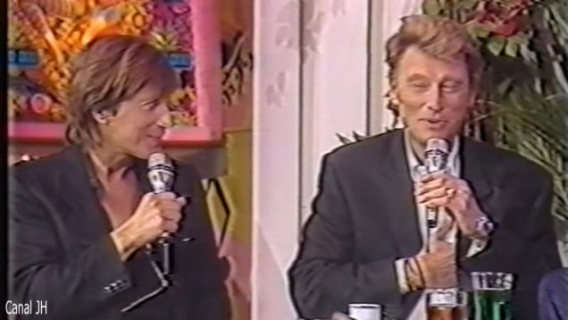 248. Johnny Hallyday et Jacques Dutronc 1988 vignette
