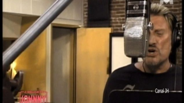 257. Johnny Hallyday – enregistrement le coeur d’un homme 2007- vignette