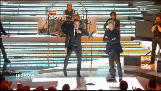 322. Johnny-Hallyday et Gad Elmaleh – Toute la musique que j’aime – 2011 vignette