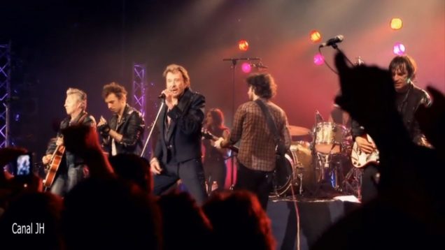 328. Johnny Hallyday et Brian Setzer – High heel sneaker – Théâtre de Paris 2013 vignette