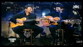 339. Johnny Hallyday et Patrick Bruel-Quelque chose de Tennessee- accoustinque- 1999 BASE MONO vignette