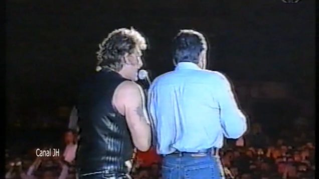 344. Johnny Hallyday et Michel Sardou – l’envie – Parc des Princes 1993 vignette