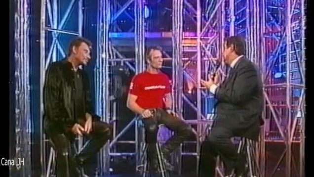 358. Johnny Hallyday et David chez Foucault – 1999 – stéréo vignette