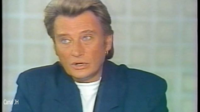 412. Johnny Hallyday – Journal France 2 – 1989 BASE MONO vignette