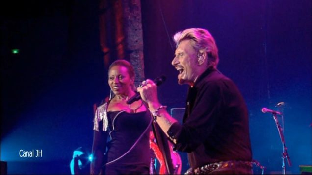 422. Johnny Hallyday et Amy Keys-Honky tonk woman-Palais des Sports 2006-daily blacklist vignette