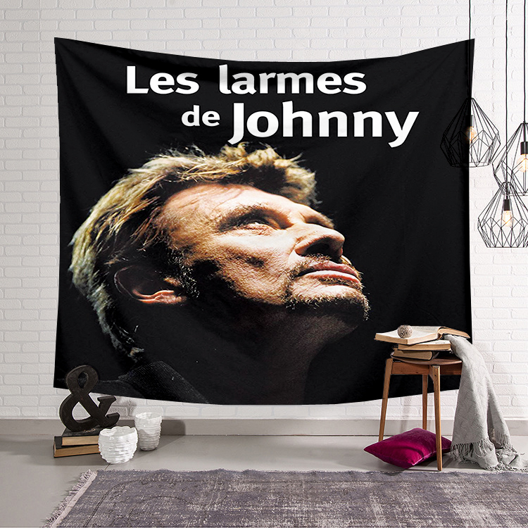 Tapisserie Les larmes de Johnny